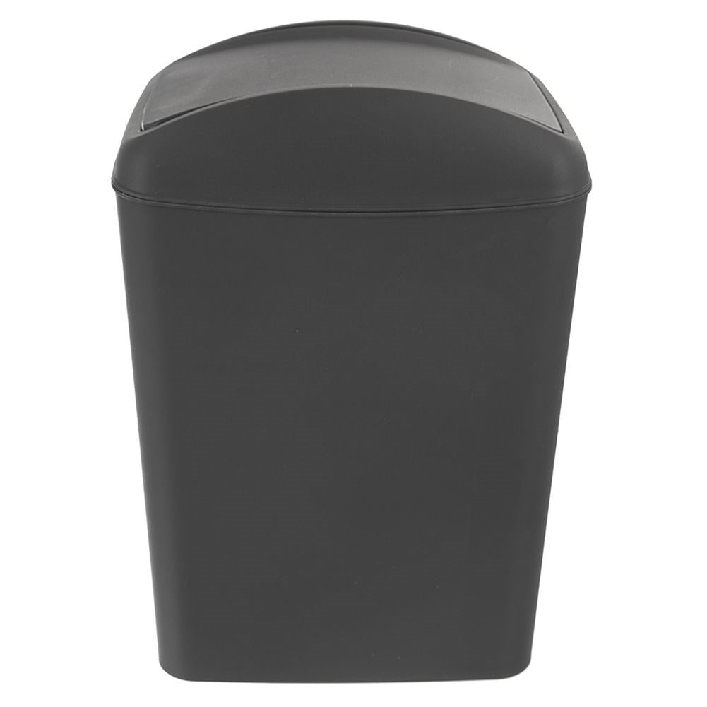 Dustbin 10L dark gray with tilting lid