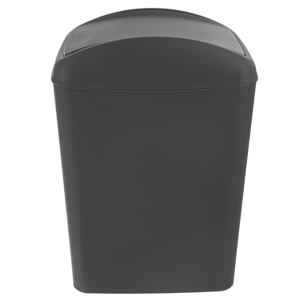 Dustbin 20L, durable material, dark grey, hinged lid