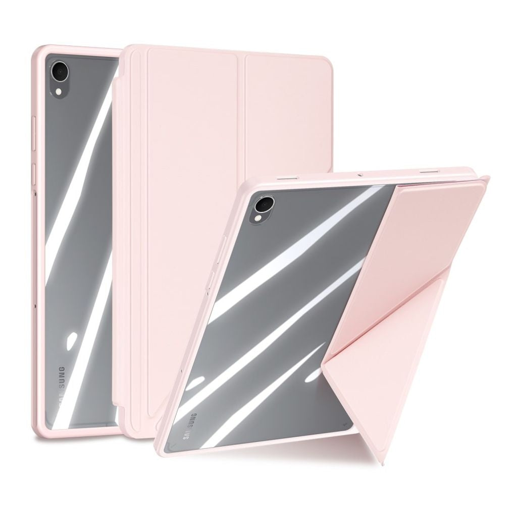 Dux Ducis Samsung Galaxy Tab S11-fodral med Origami-stativ - Rosa