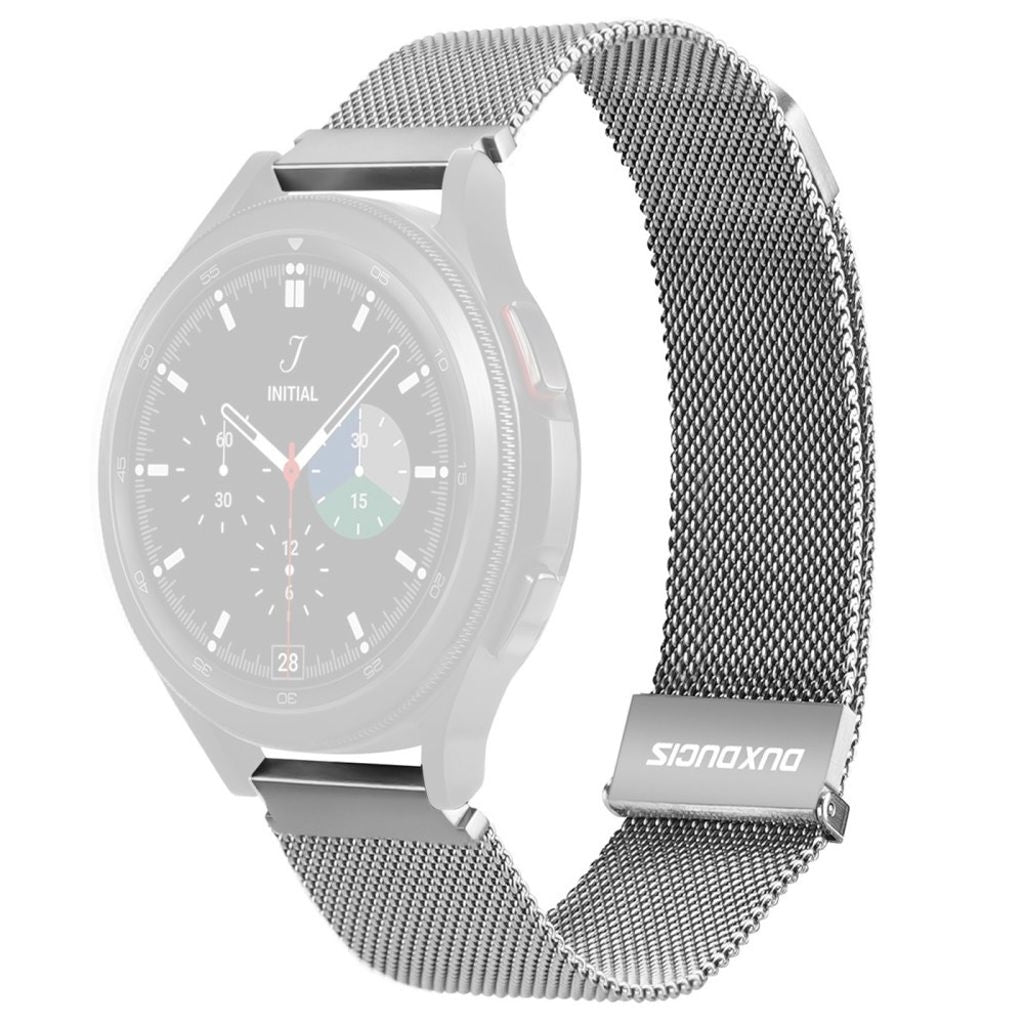 Dux Ducis Samsung Galaxy Watch 6/6 Classic Etc. Milanesiskt Klockarmband - Silver