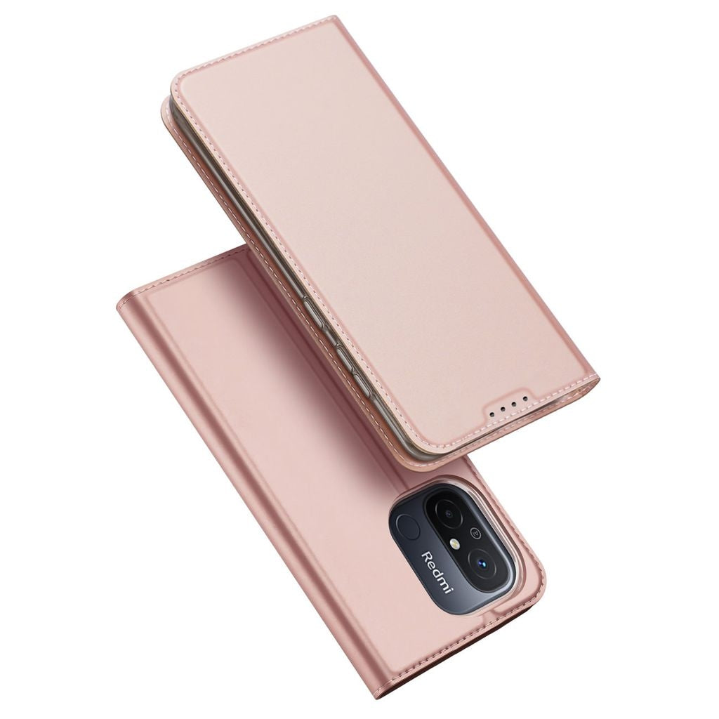 Dux Ducis Xiaomi Redmi 12C Wallet Case with Stand - Pink