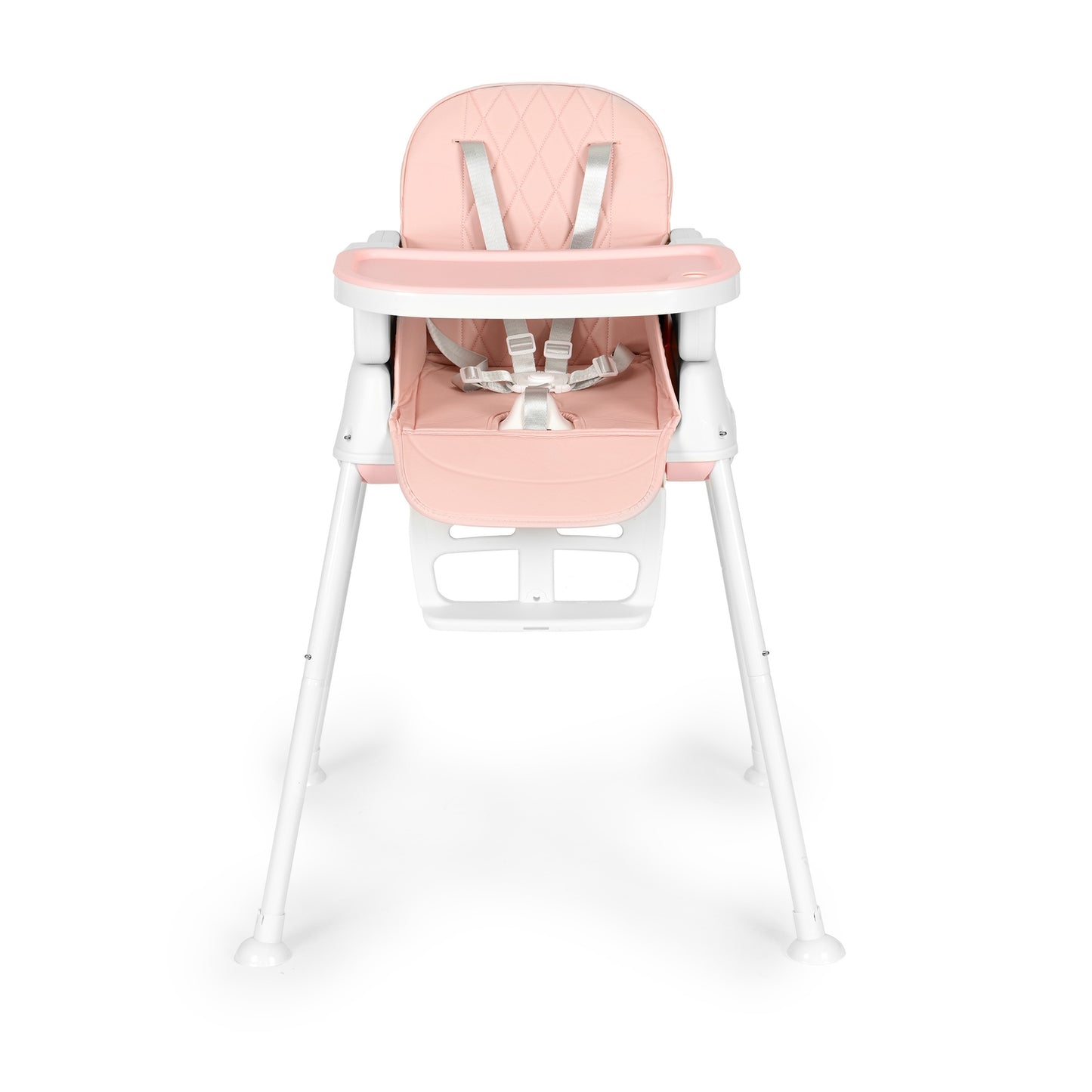 ECOTOYS 3-in-1 foldable children's feeding chair pink