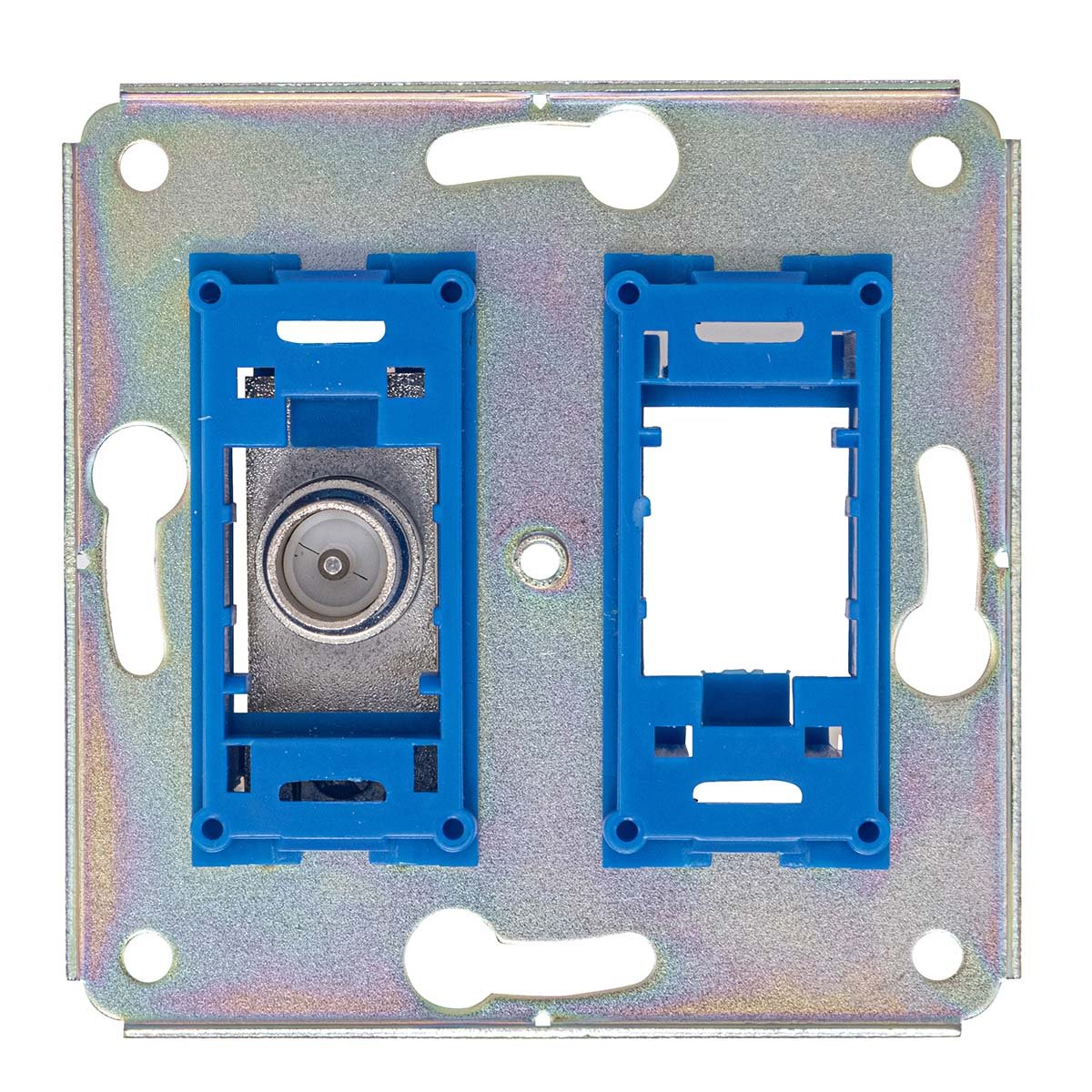 EDC2000 C Modulaire coax socket incl. white cover plate