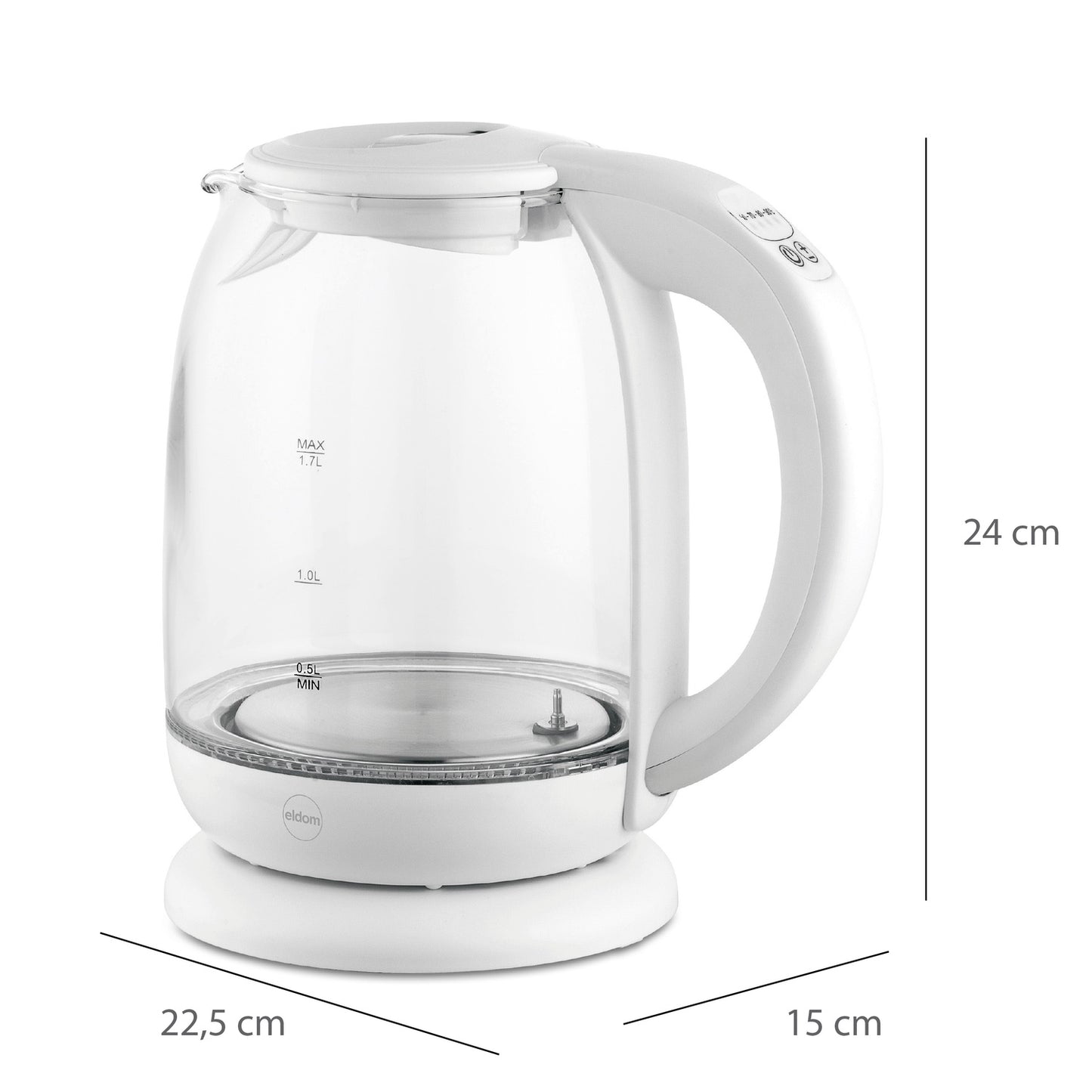 ELDOM C510 kettle with temperature regulation 1.7 L