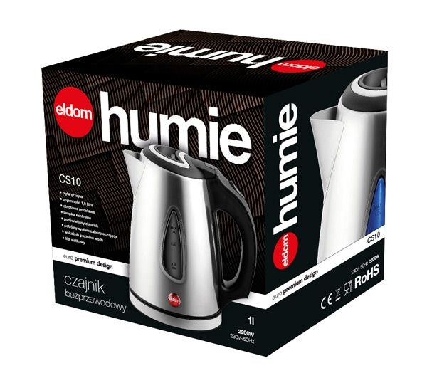 ELDOM CS10 electric kettle, illuminated, 1 L