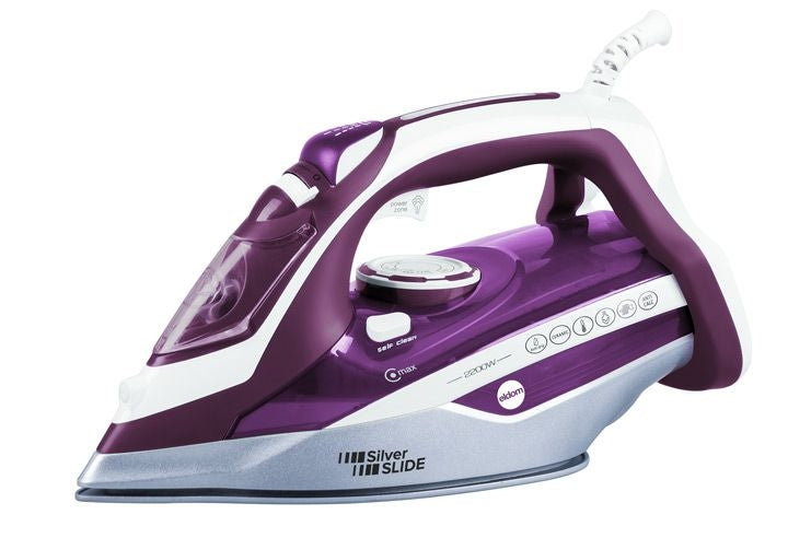 ELDOM DA35 fireman iron with anti-scale filter Purple