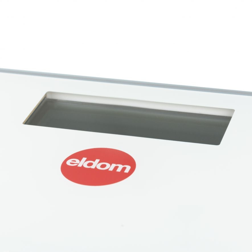 ELDOM GWO250 LCD electronic bathroom scale, white