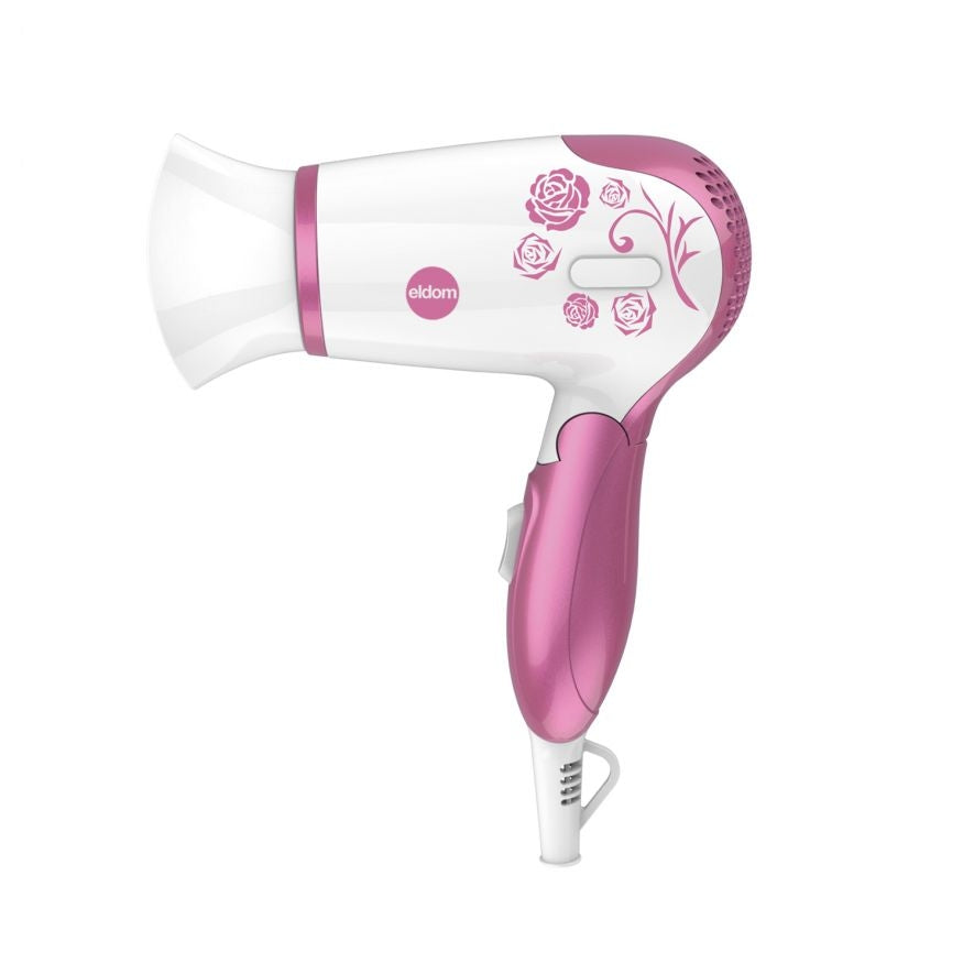 ELDOM HT82N Smil 1200W travel hair dryer, pink