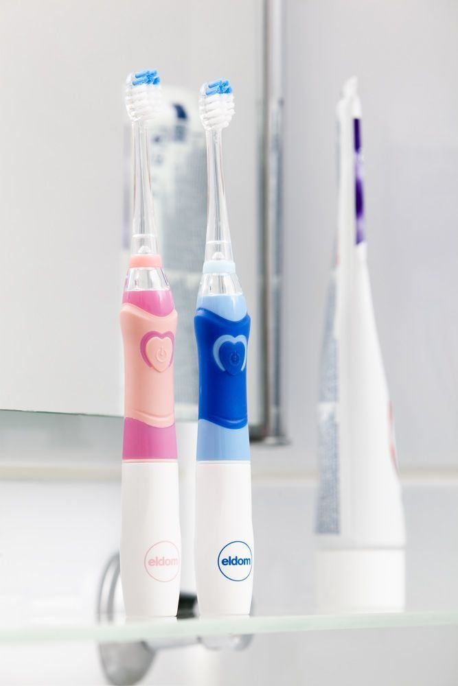 ELDOM SD50R sonic toothbrush for children, pink