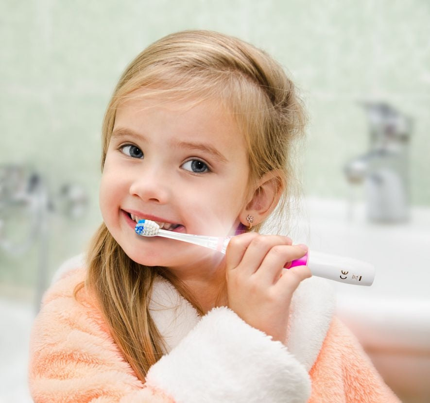 ELDOM SD50R sonic toothbrush for children, pink
