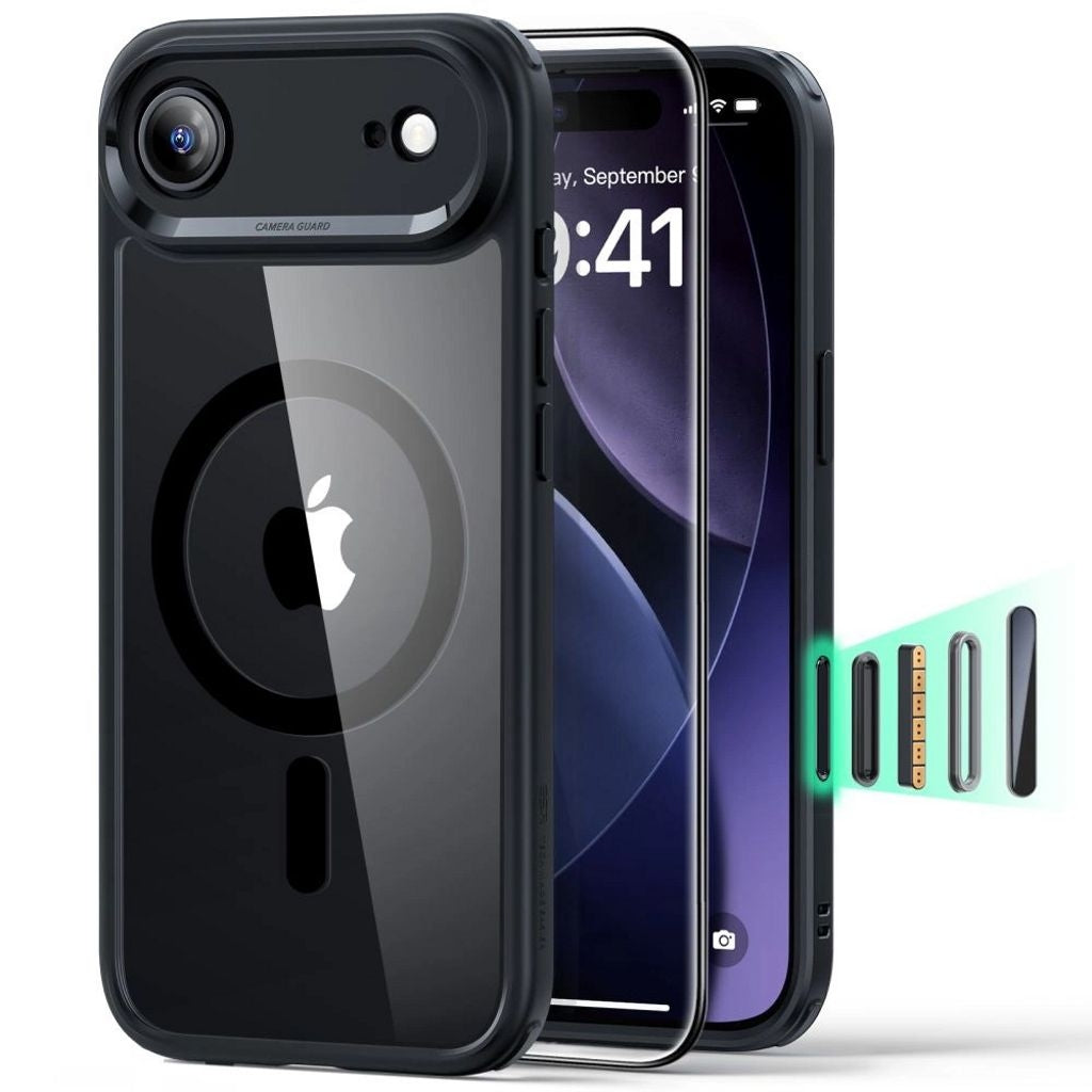 ESR Classic Hybrid MagSafe Set Case & Screen Protector for iPhone Air - Black