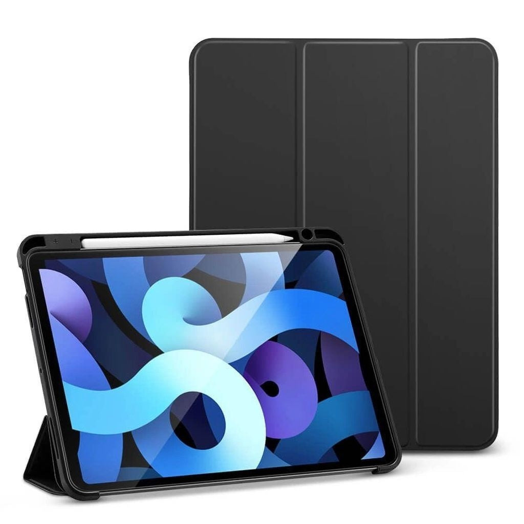 ESR iPad Air 10.9" 2020/2022, Air 11" 2024 Rebound Case with Pen Compartment - Black