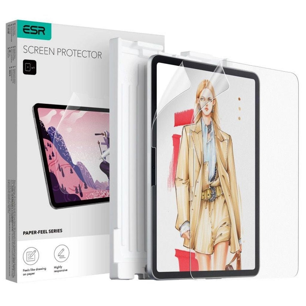 ESR iPad Pro 11" 2024 screen protector with paper feel, 2 pcs