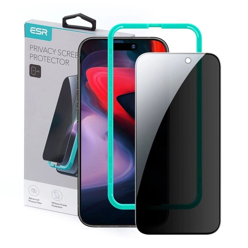 ESR iPhone 15 Pro Max Privacy Tempered glass screen protector