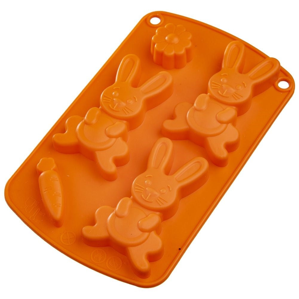 Easter Bunny Silicone Mold: Bake 5 Lovely Easter Candies
