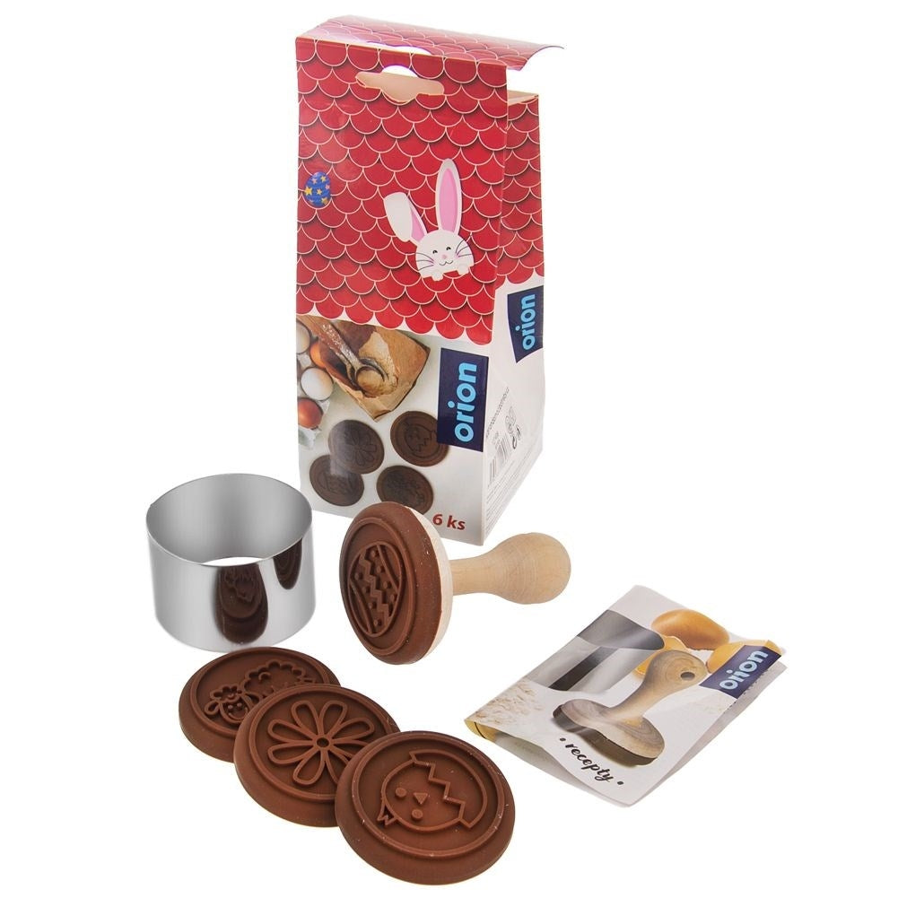 Easter stamps: The wooden cake stamp set with silicone tips