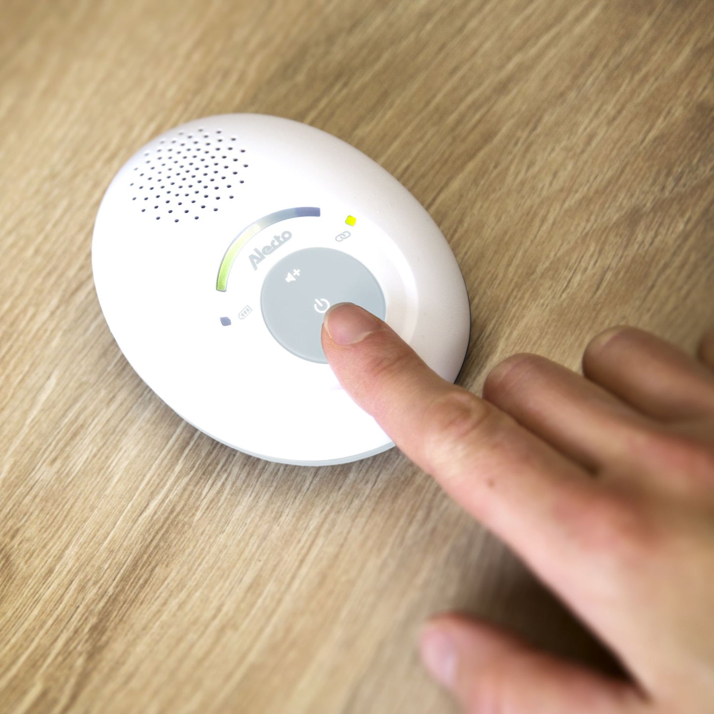 Eco DECT Baby Monitor, White/Blue, Crystal Clear Sound