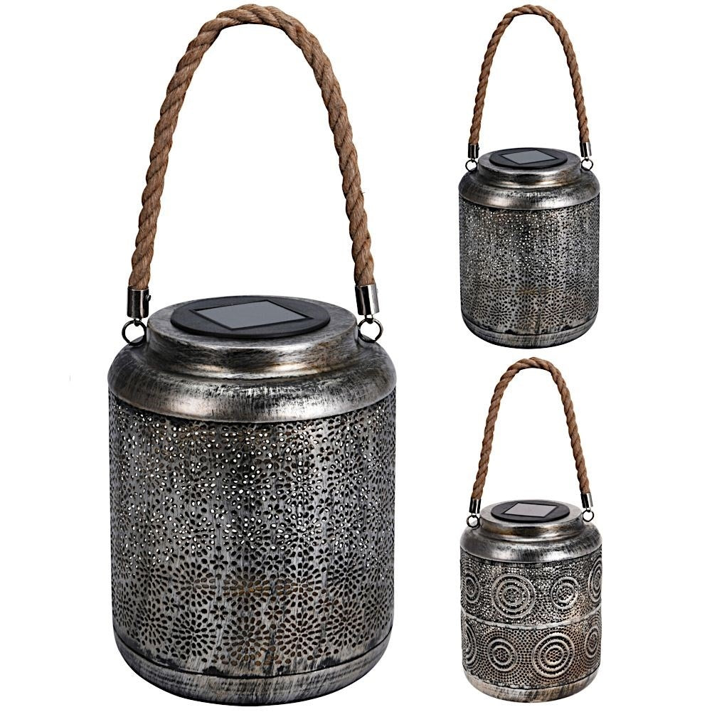 Ecological hanging lantern for garden, balcony or terrace