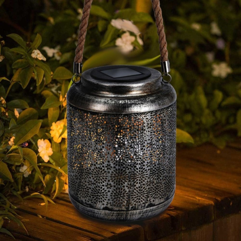 Ecological hanging lantern for garden, balcony or terrace