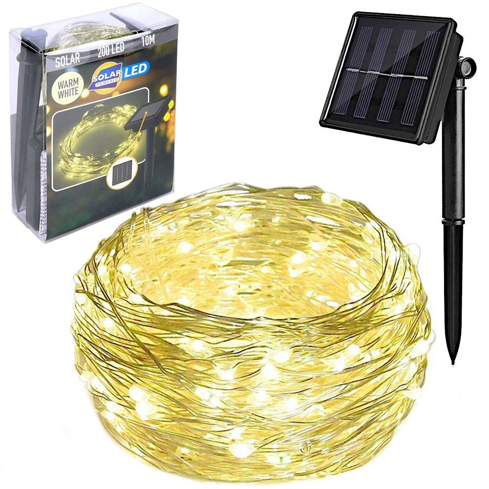 Ecological solar lamps for garden and balcony