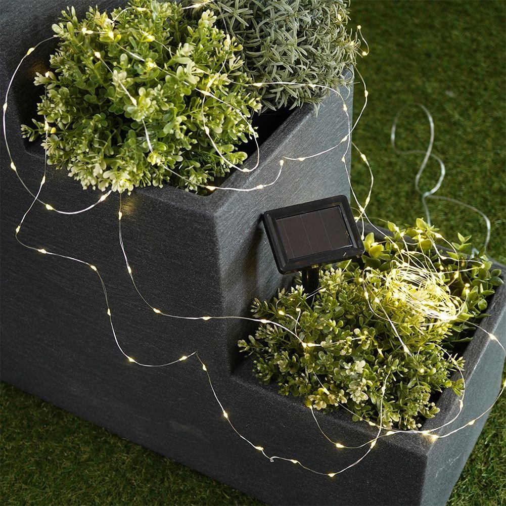 Ecological solar lamps for garden and balcony