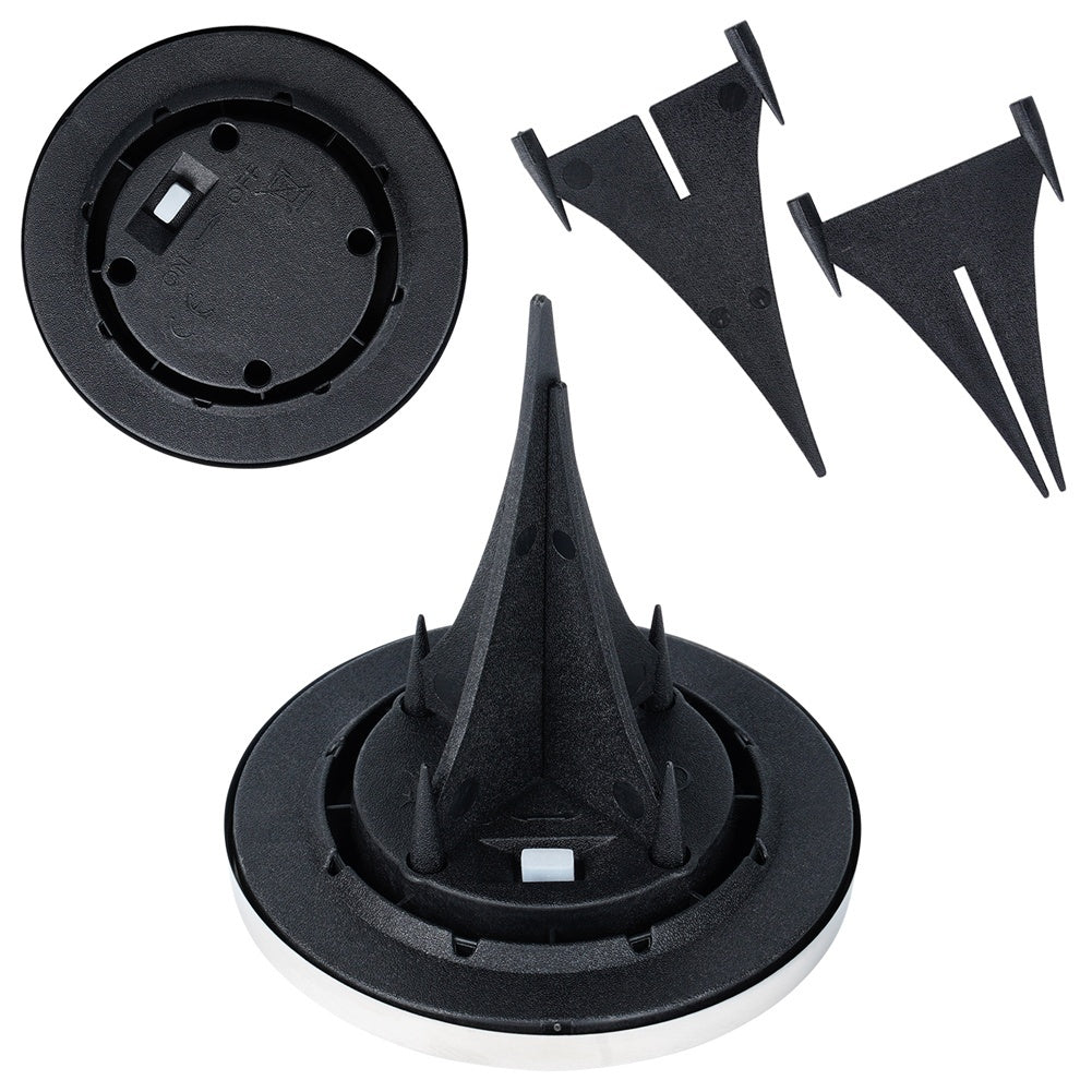 Ecological solar lights in stainless steel for the garden
