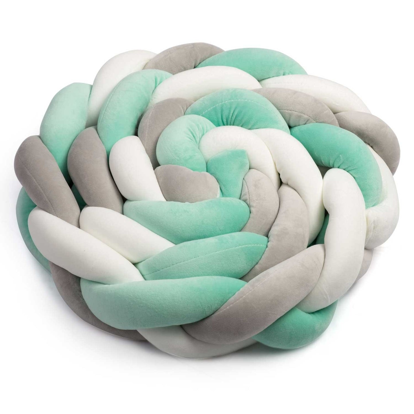 Edge protection for cot Ricokids 2m - mint grey