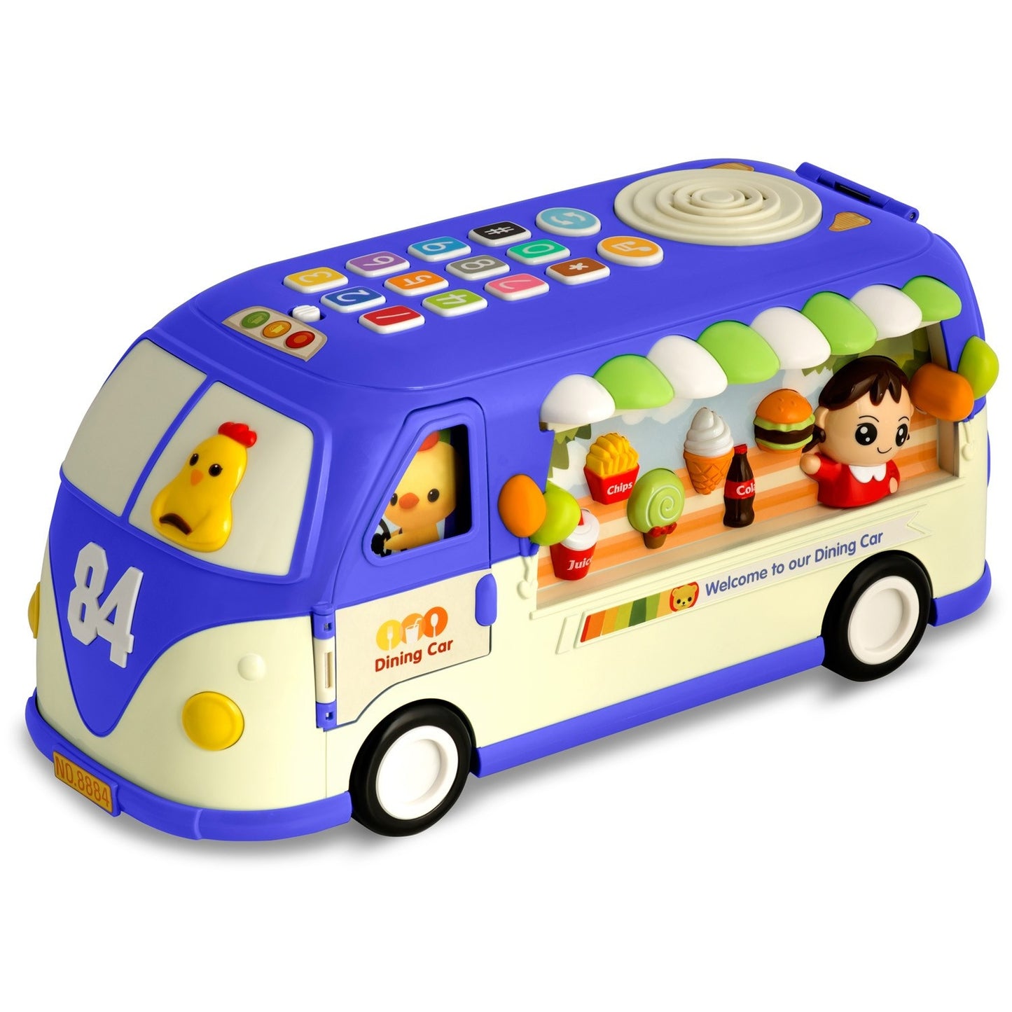 Educational Toy - Blue Bus RK-741 from Ricokids