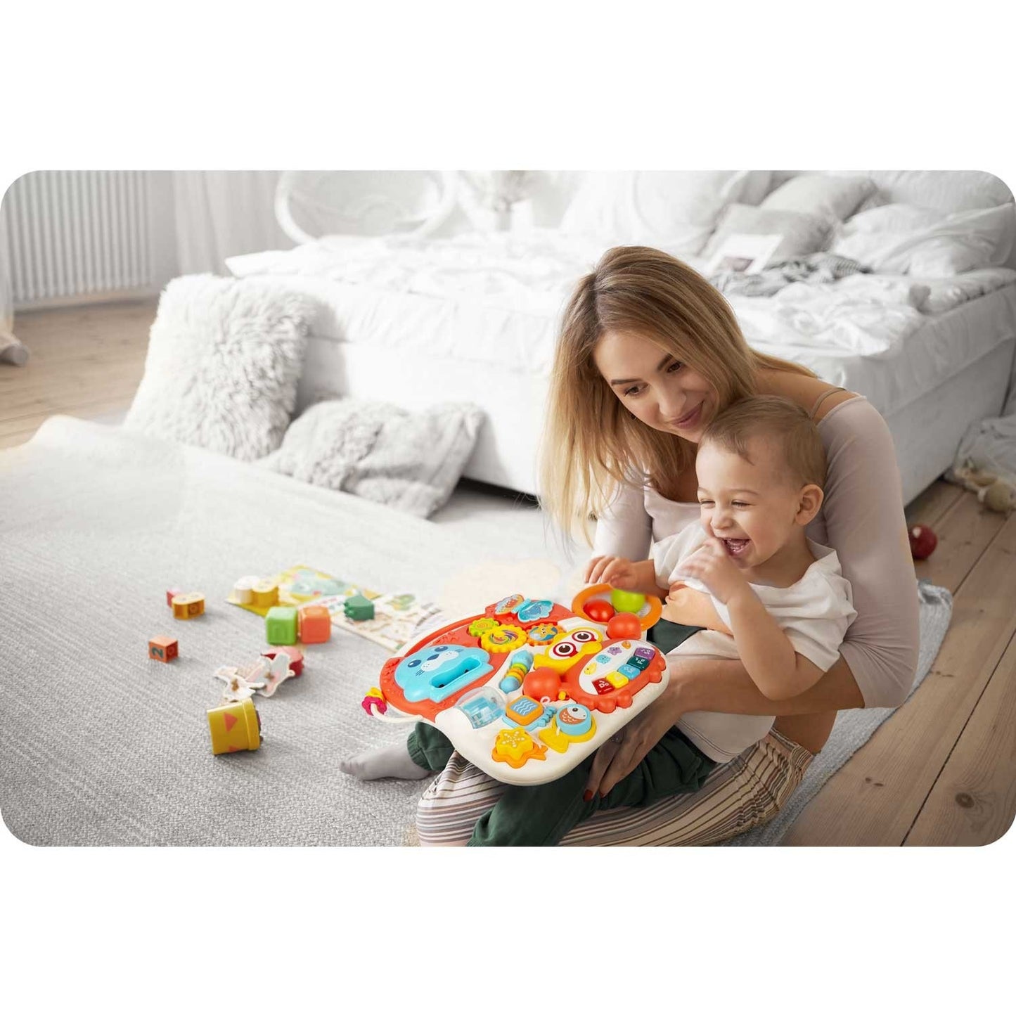 Educational activity table 2-in-1 RK-810 White/Red