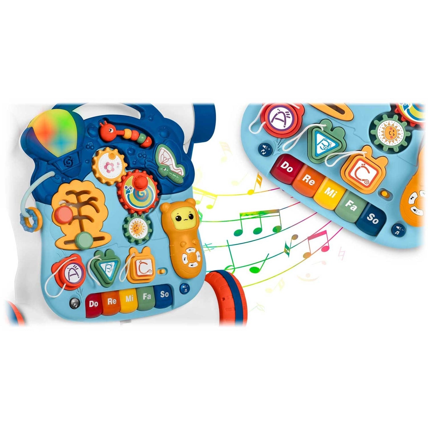 Educational activity table 4-in-1 Ricokids blue 781900