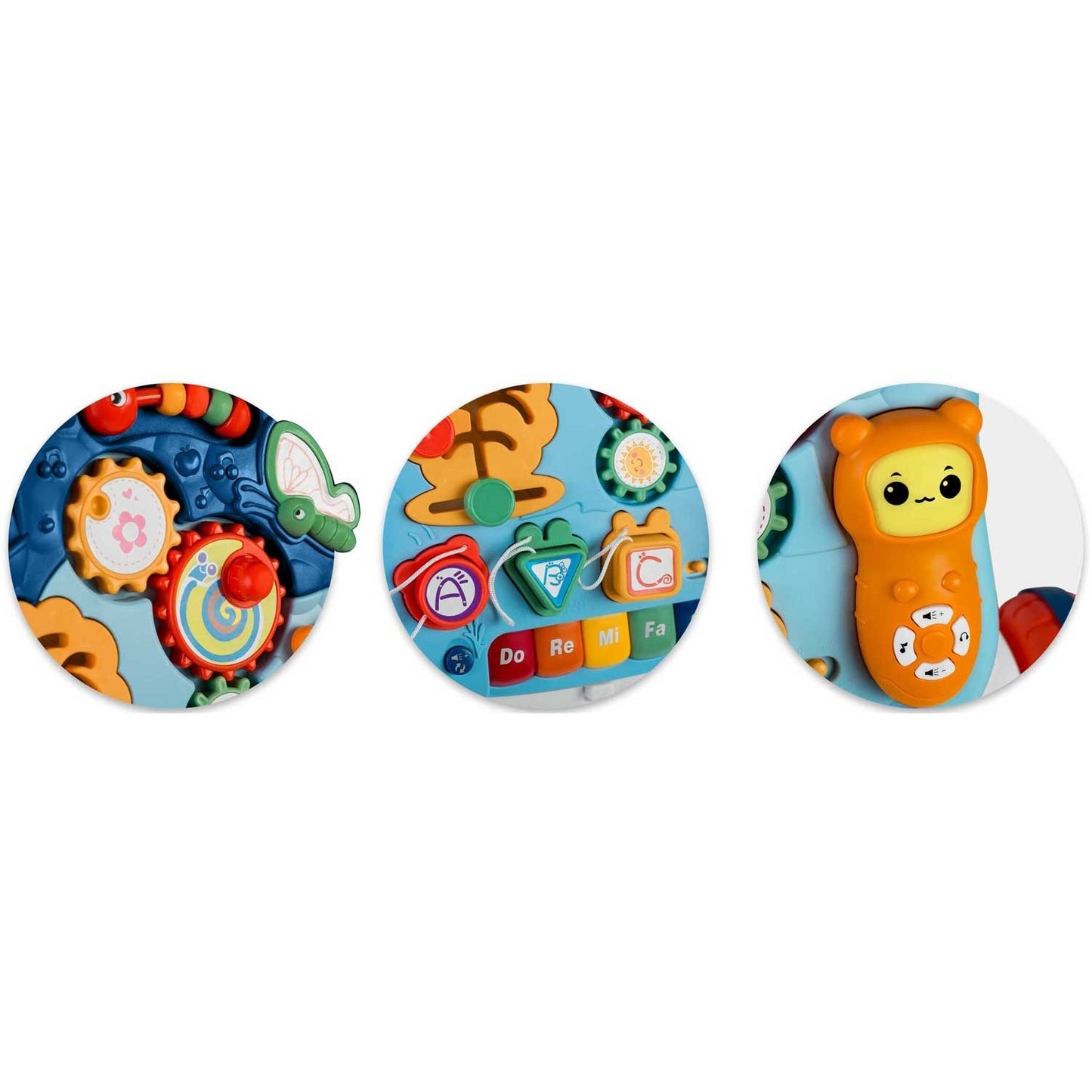 Educational activity table 4-in-1 Ricokids blue 781900
