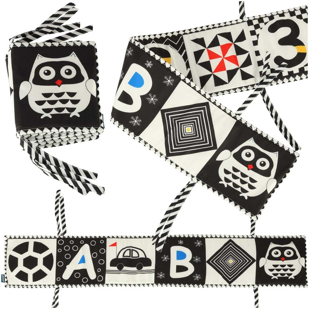 Educational booklet sensory cot protector owl