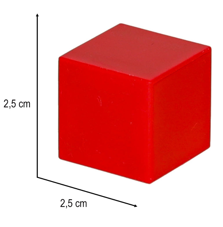 Educational cubic magnetic construction blocks 32 el.