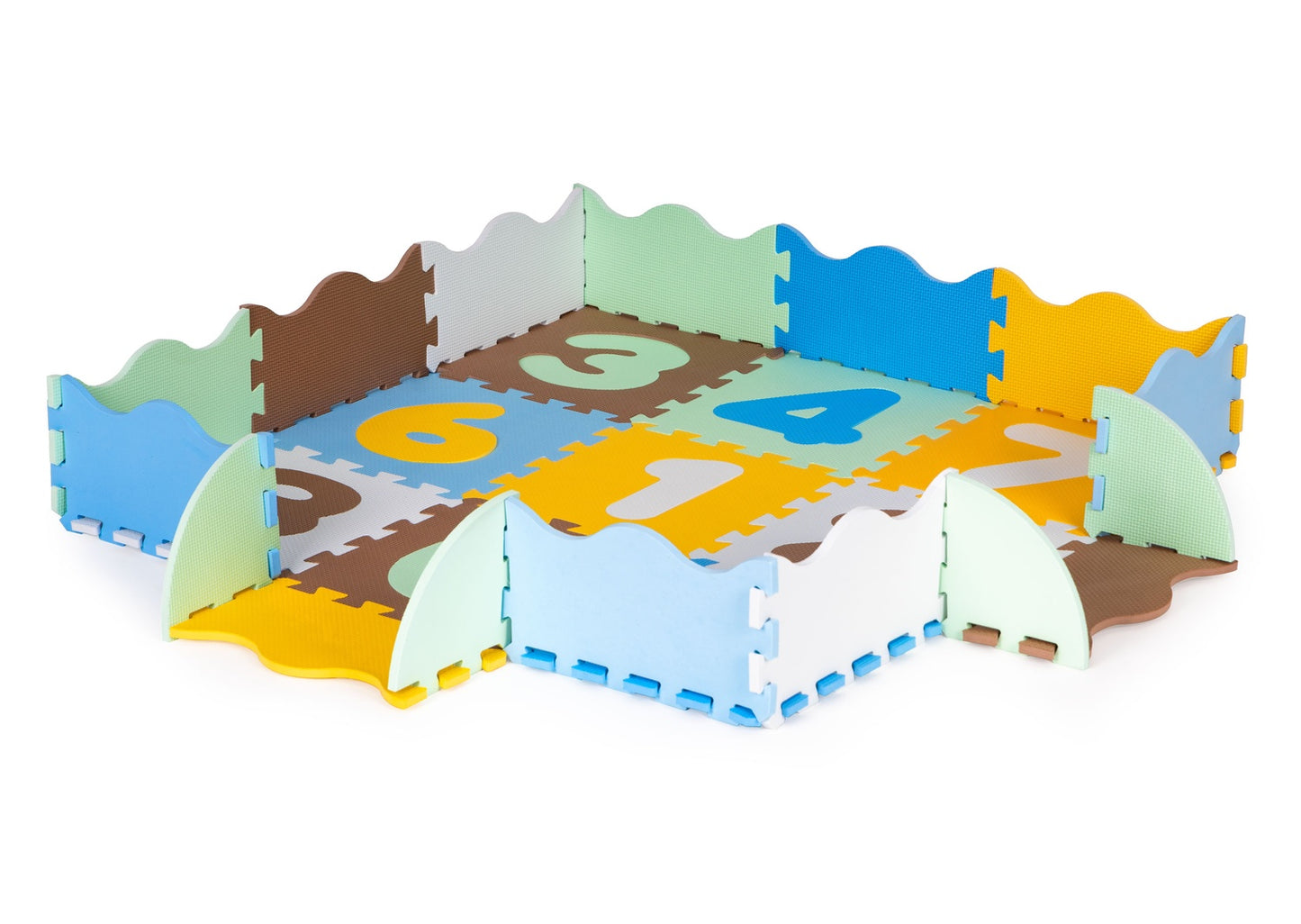 Educational foam mat puzzle playpen, underlayment for children