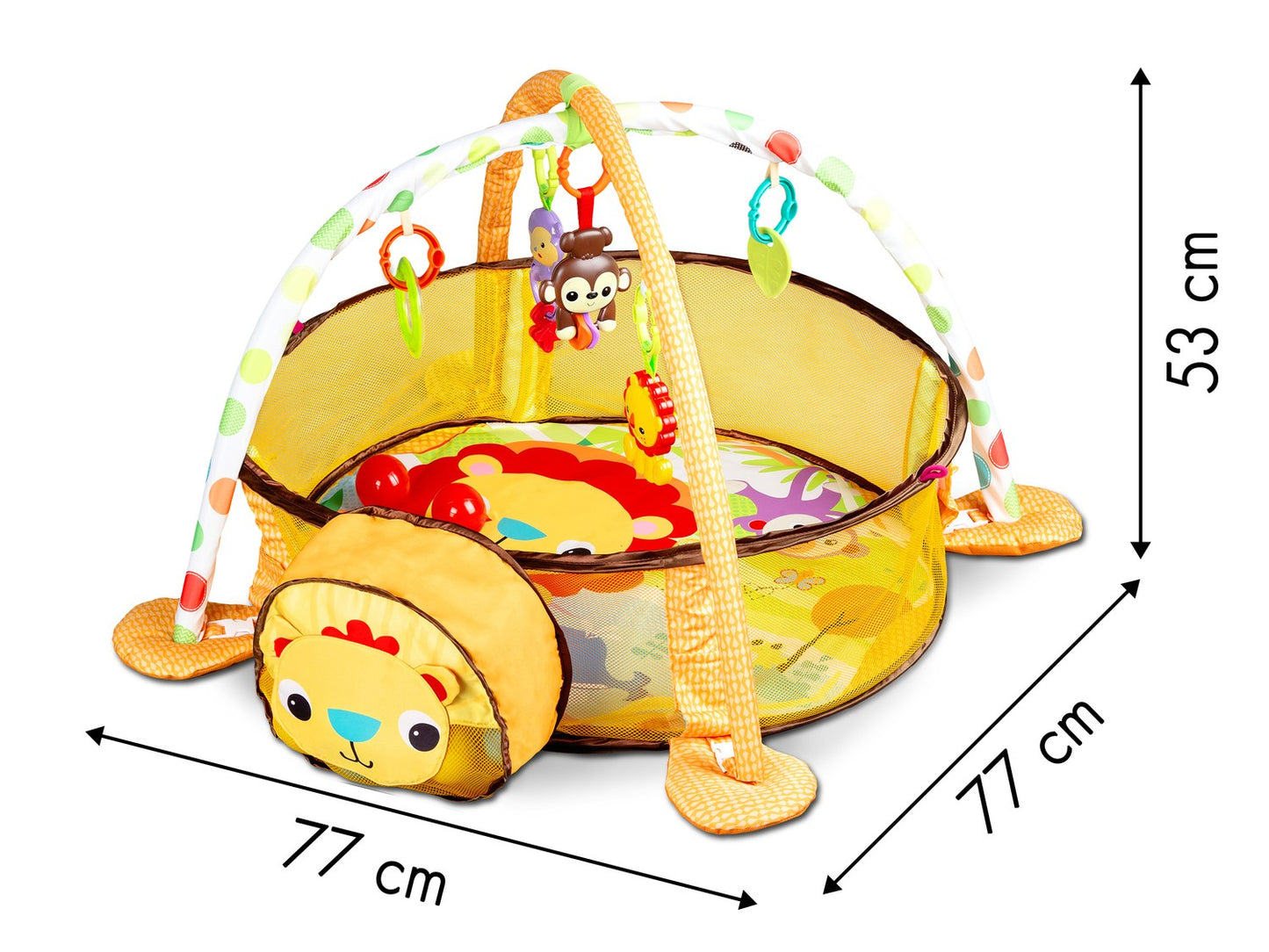 Educational interactive mat "Lion"