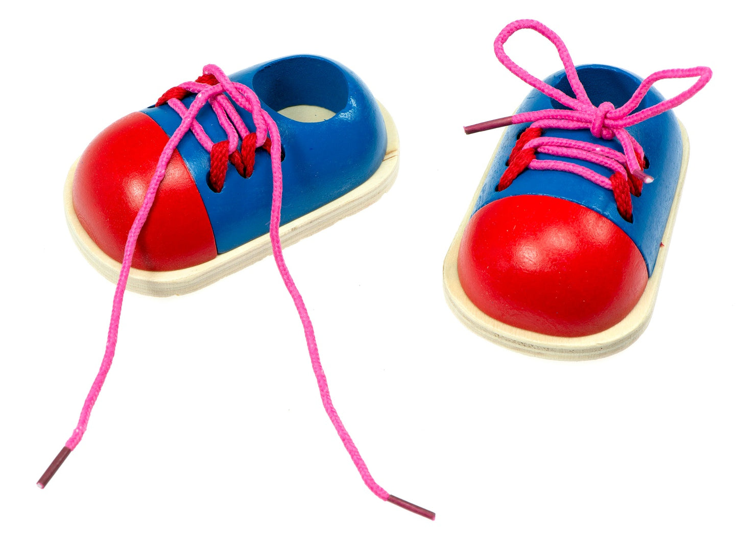 Educational kit for learning to tie shoelaces 2 pcs.