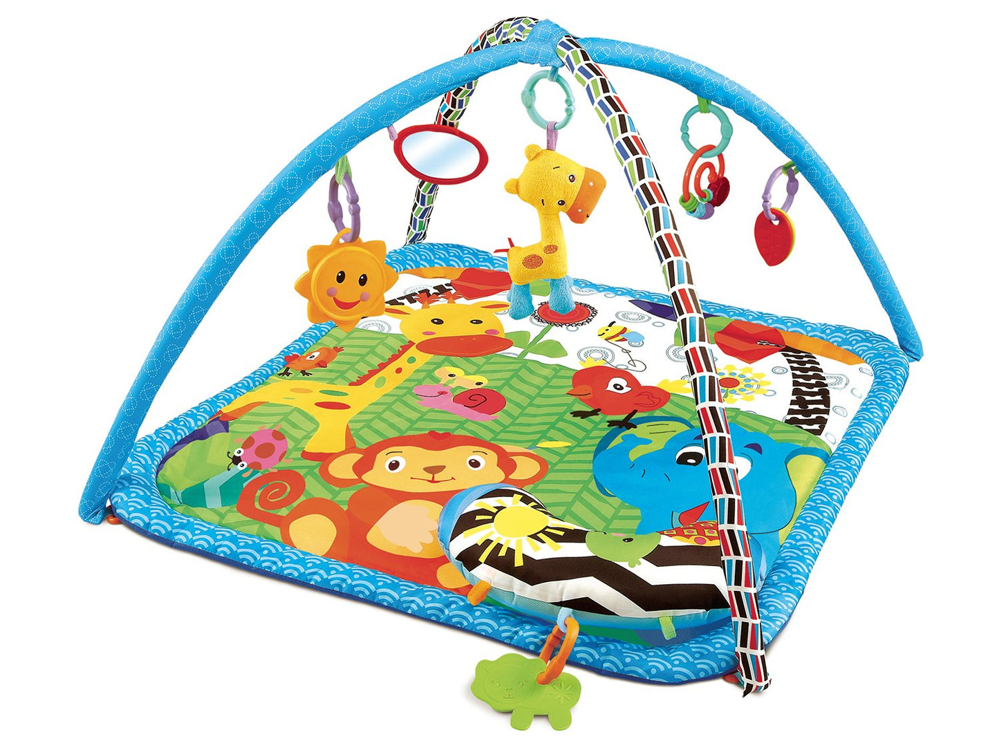 Educational mat, interactive playpen with ECOTOYS toys