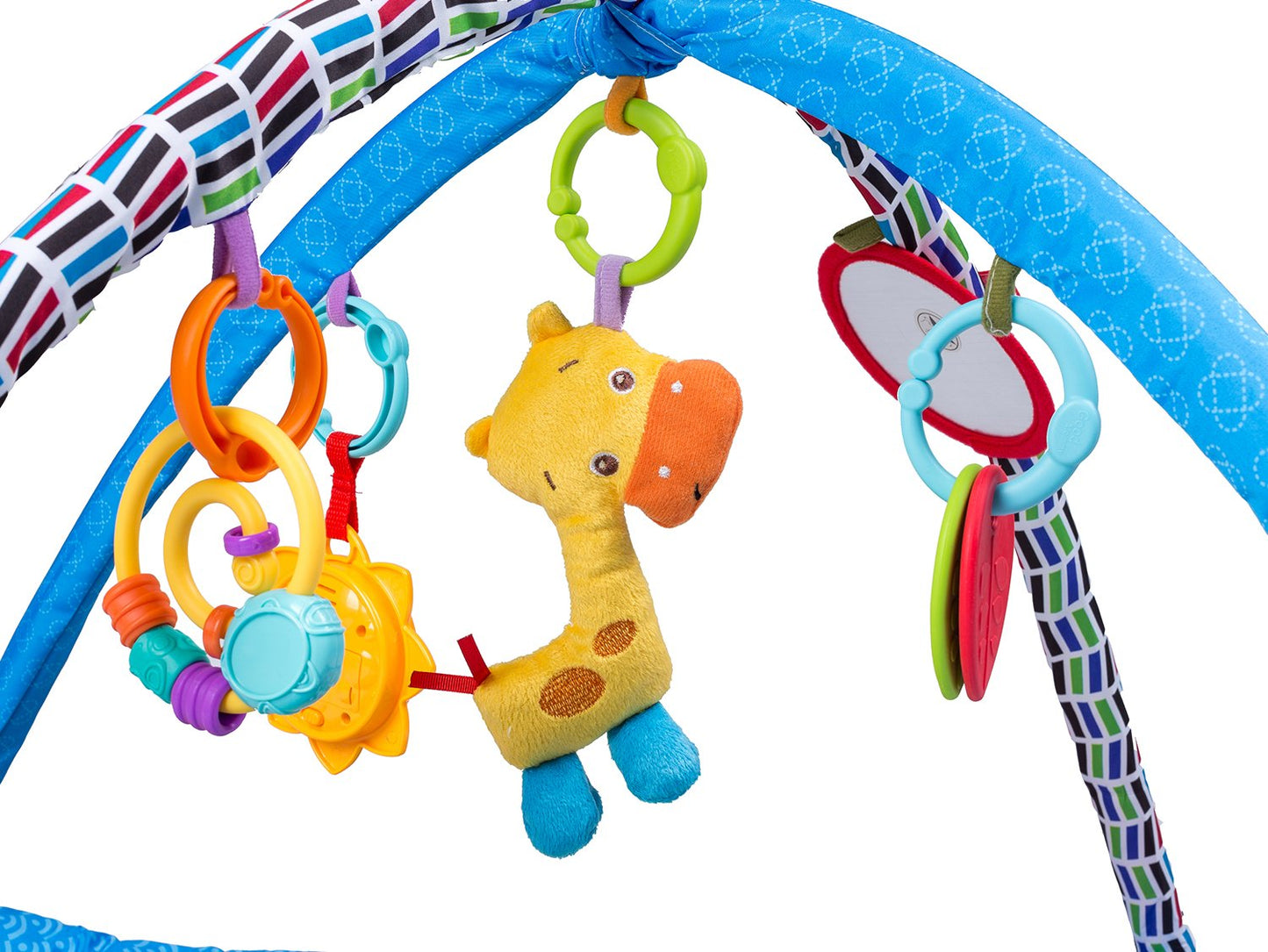 Educational mat, interactive playpen with ECOTOYS toys