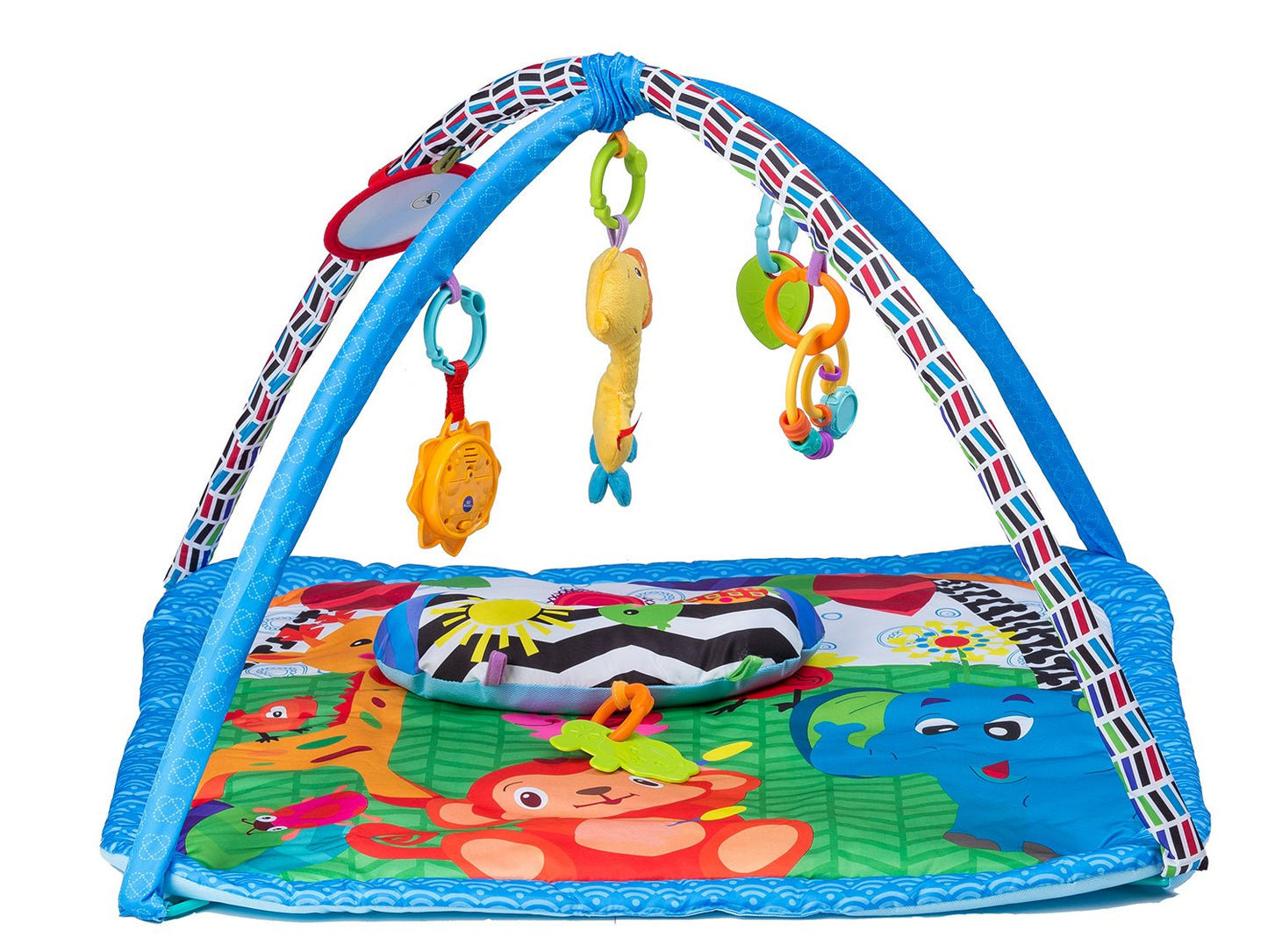 Educational mat, interactive playpen with ECOTOYS toys