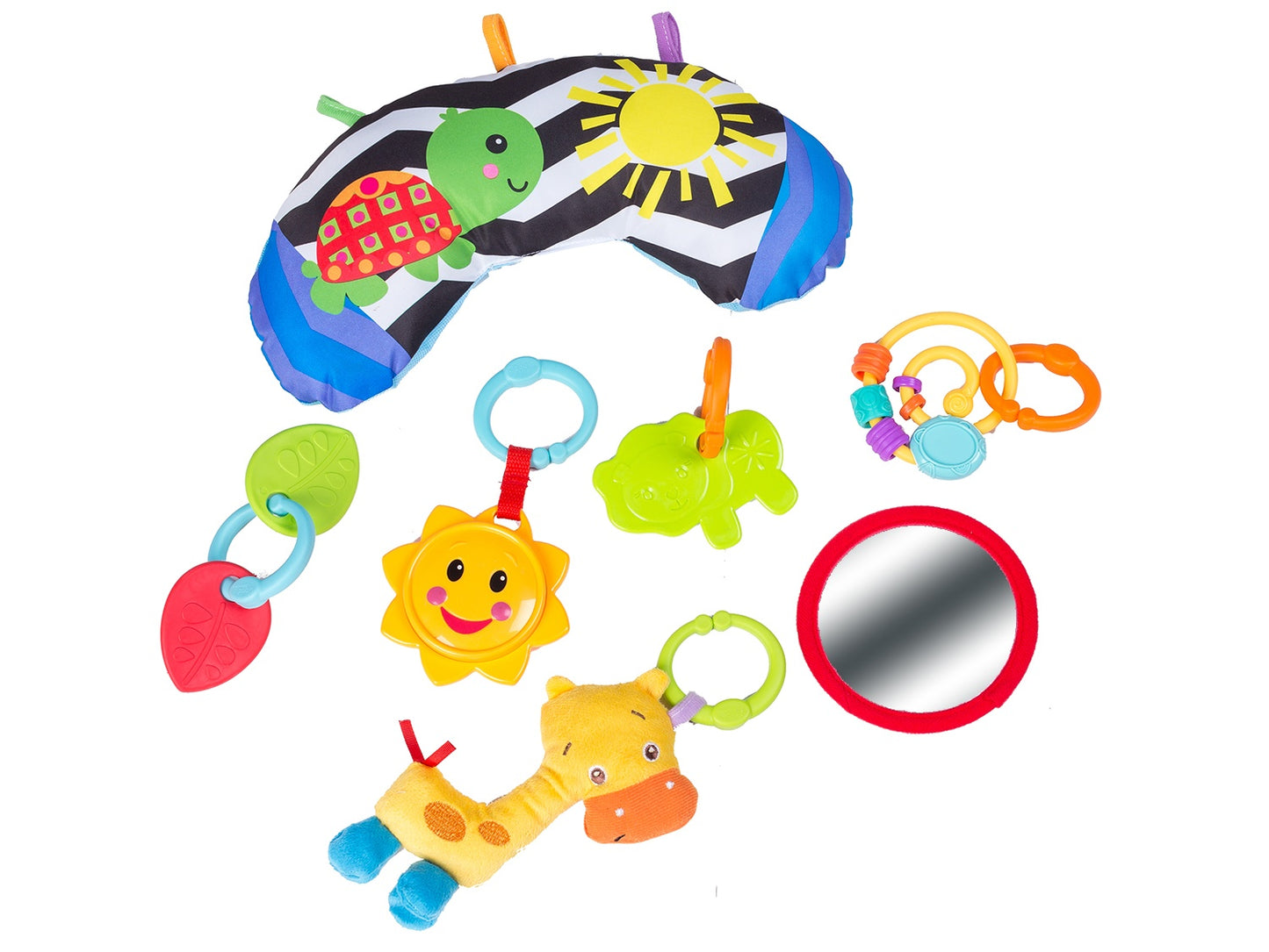 Educational mat, interactive playpen with ECOTOYS toys