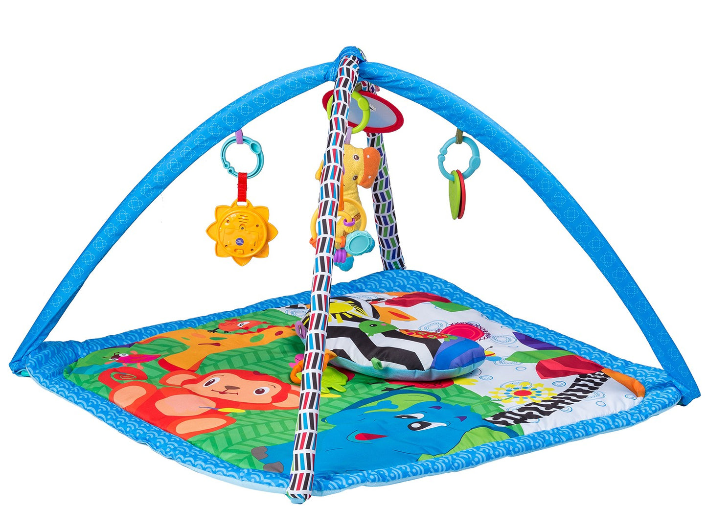 Educational mat, interactive playpen with ECOTOYS toys