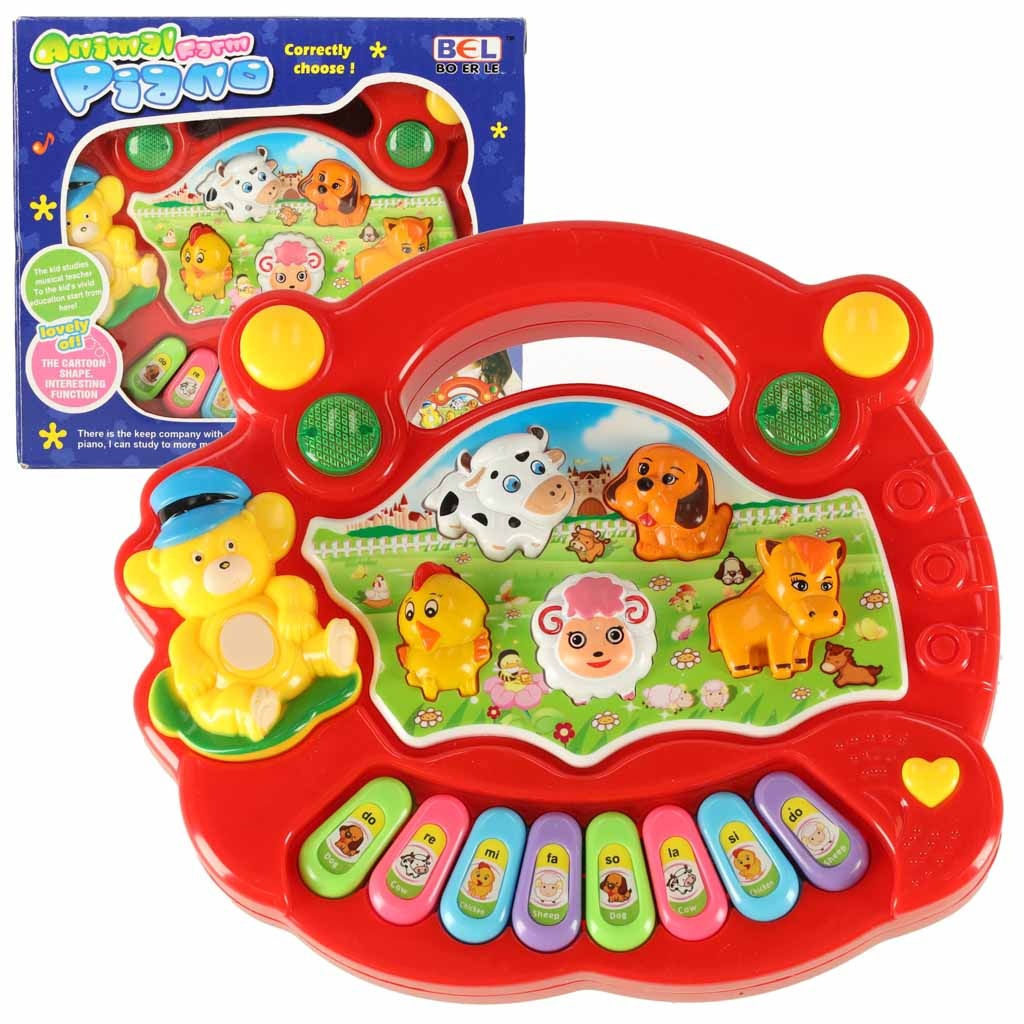 Educational piano animal noises farm