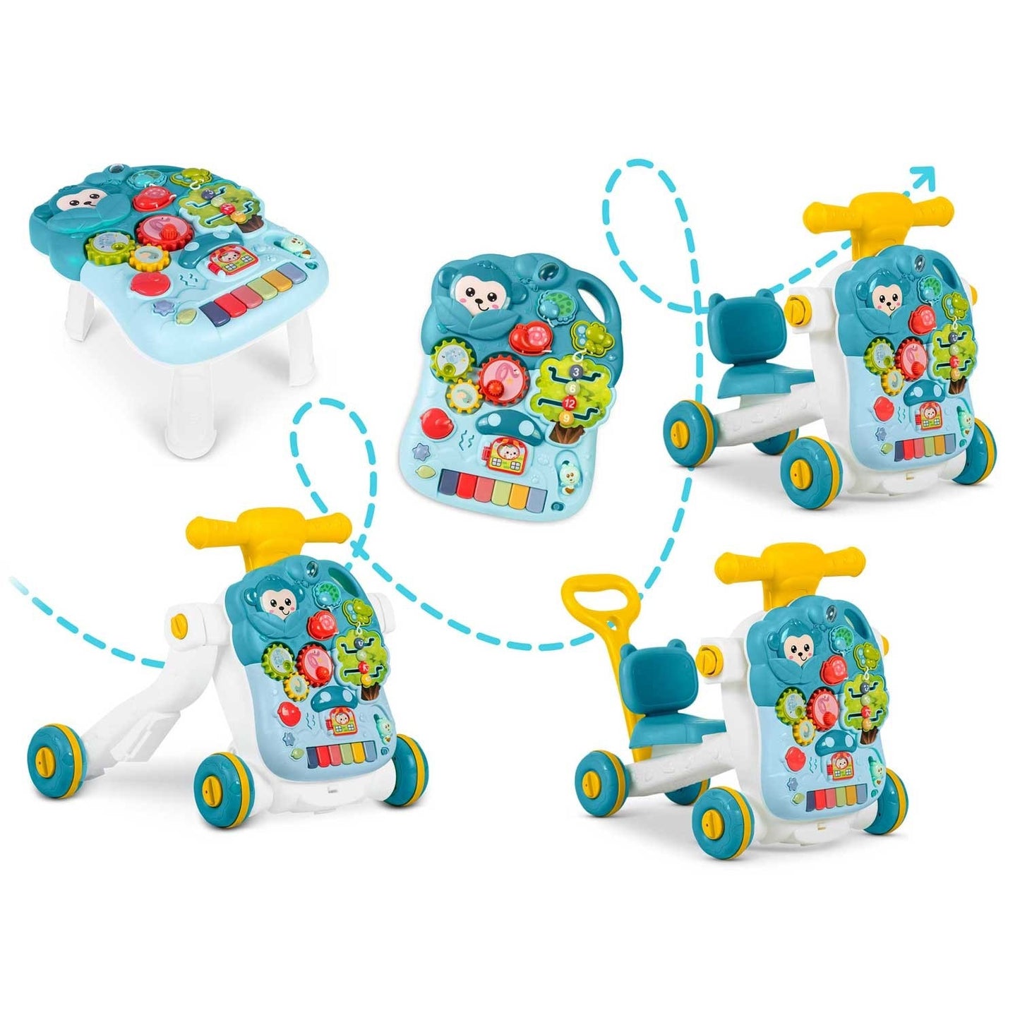 Educational table 4-in-1 Ricokids Green 781500