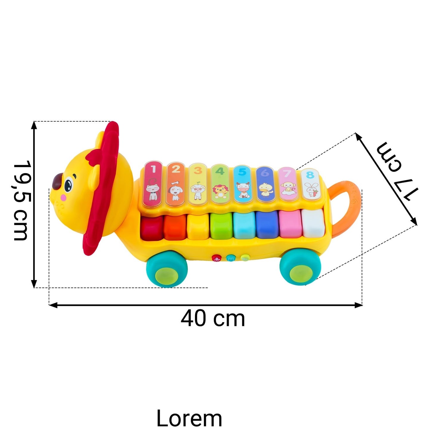 Educational toy - Xylophone Lion RK-740 Ricokids