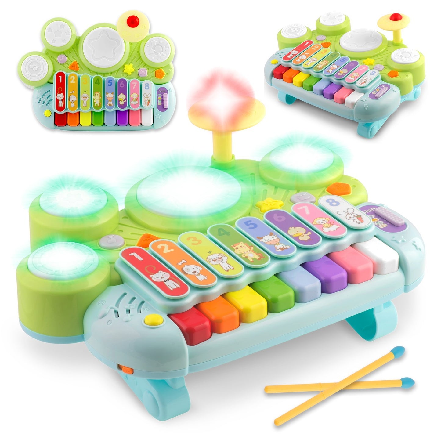 Educational toy: Xylophone and drum set RK-751 from Ricokids