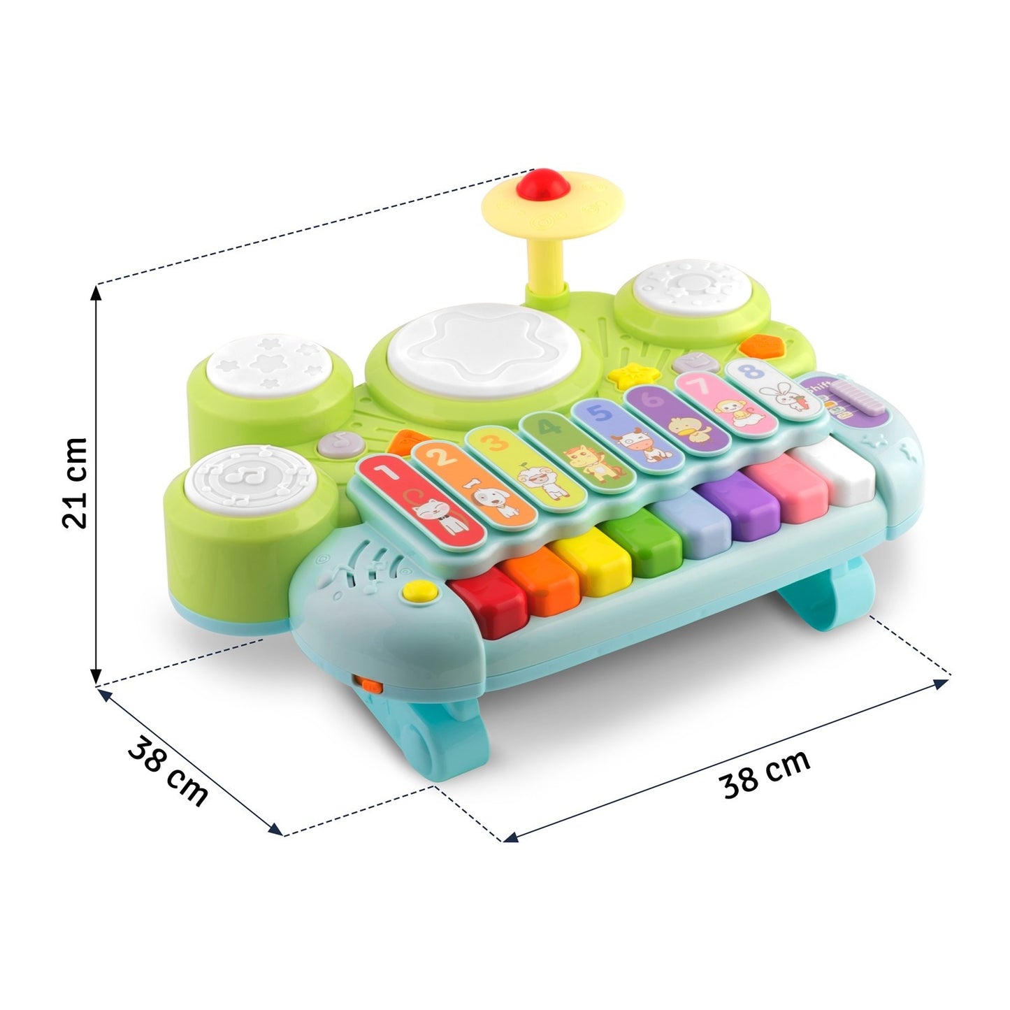 Educational toy: Xylophone and drum set RK-751 from Ricokids
