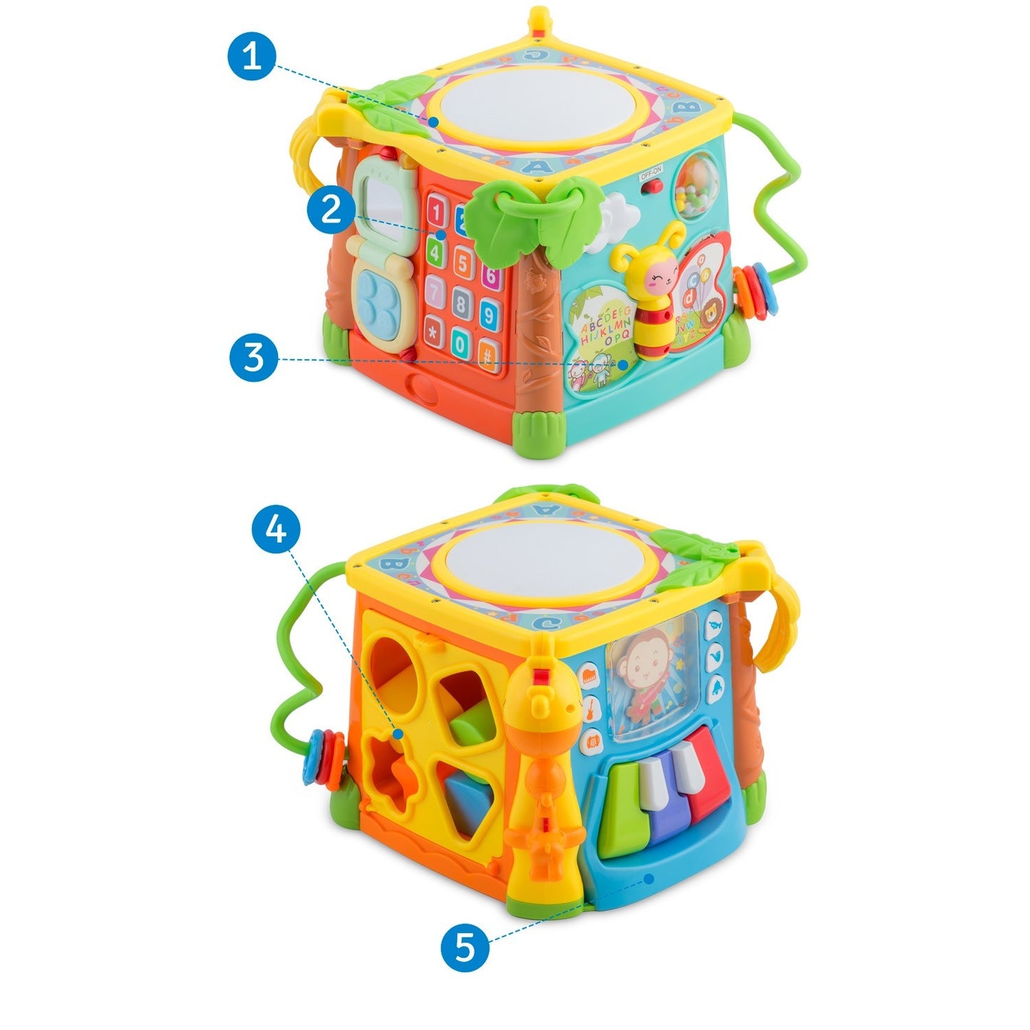 Educational toy cube RK-748 Ricokids