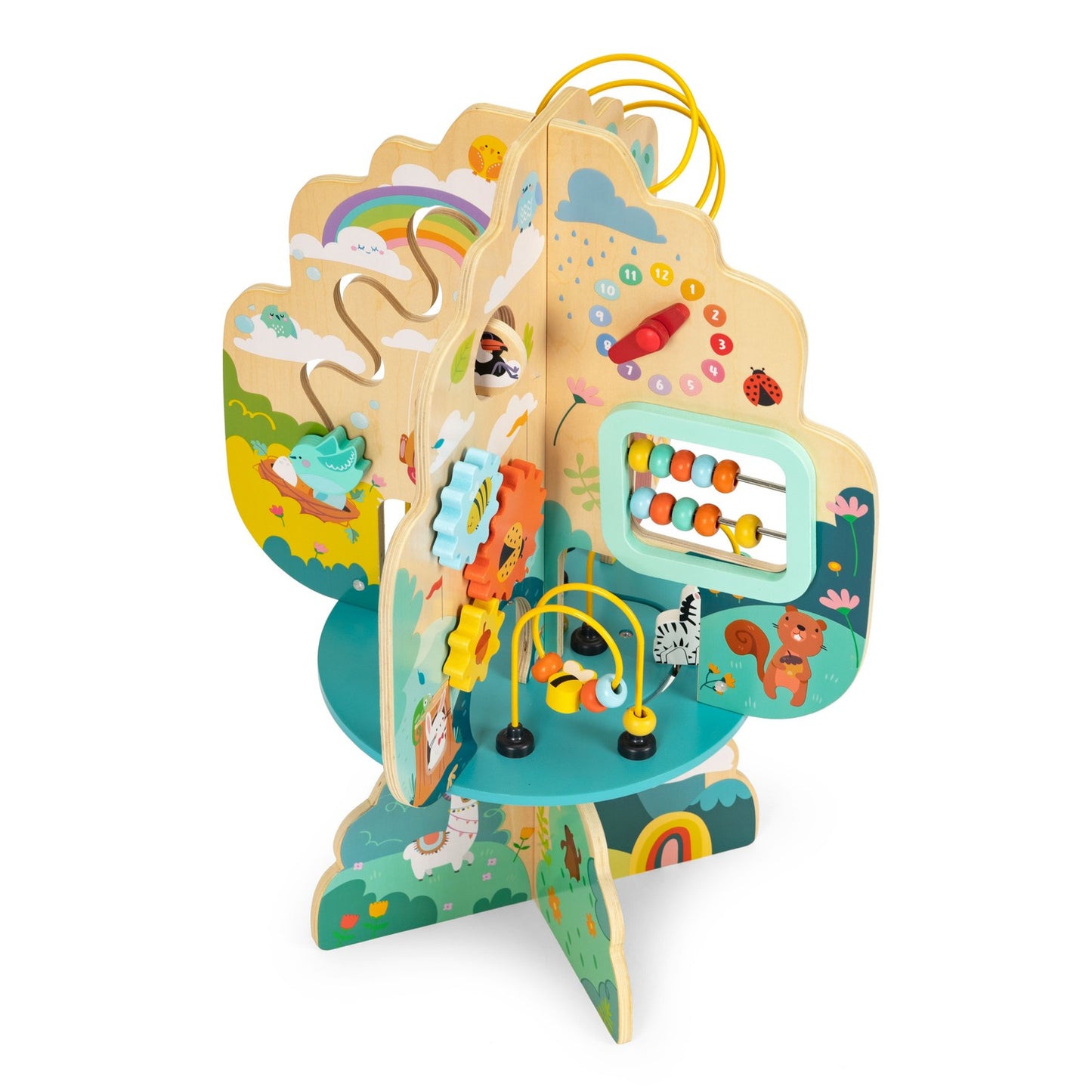 Educational toy for children, wooden tree supporting development +12m ECOTOYS