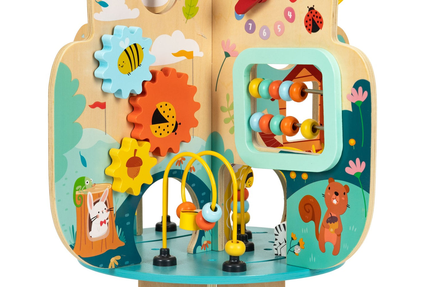 Educational toy for children, wooden tree supporting development +12m ECOTOYS