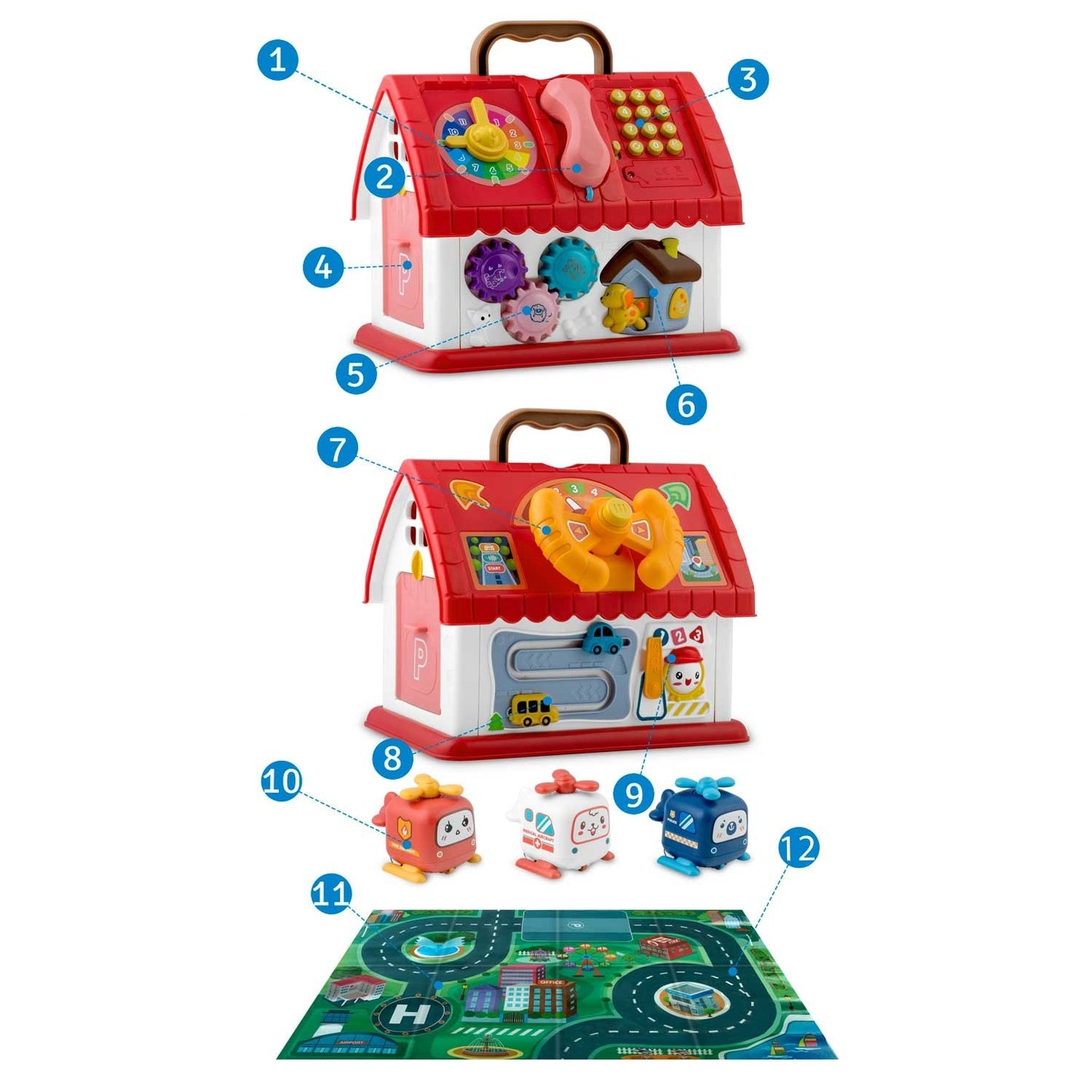 Educational toy house with phone RK-754 Ricokids